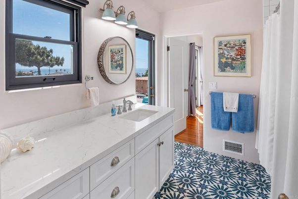 Bathroom, Interior, Wood Texture Flooring