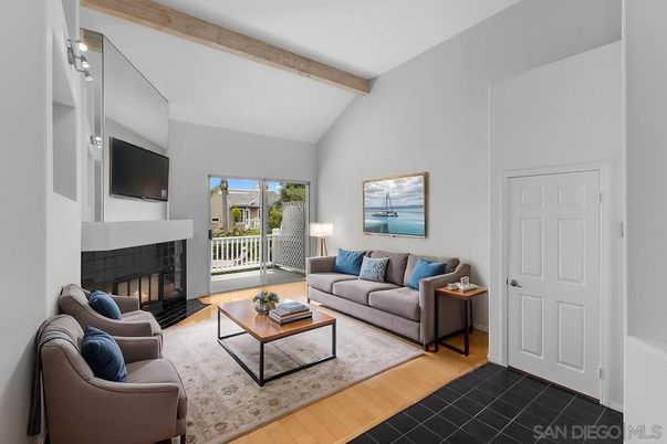 Fireplace, Interior, Living room, Wooden Beams, Wood Texture Flooring