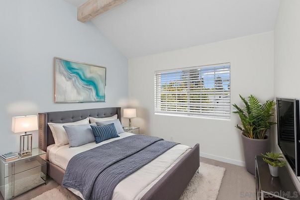 Bedroom, Interior, Wooden Beams