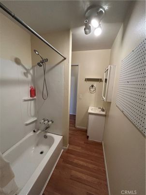 Bathroom, Interior, Wood Texture Flooring
