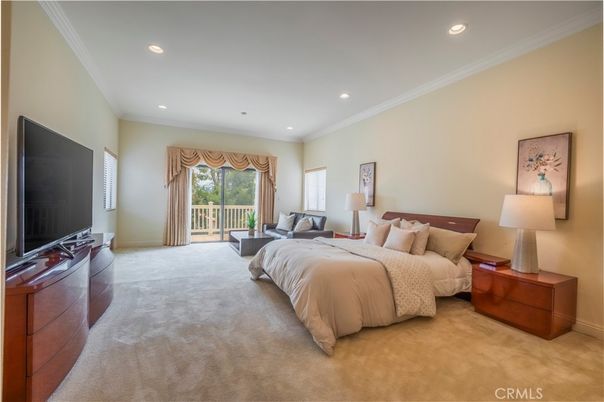 Bedroom, Interior, Recessed Lighting