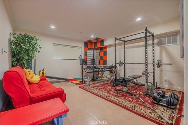 Fitness Equipment, Interior, Recessed Lighting