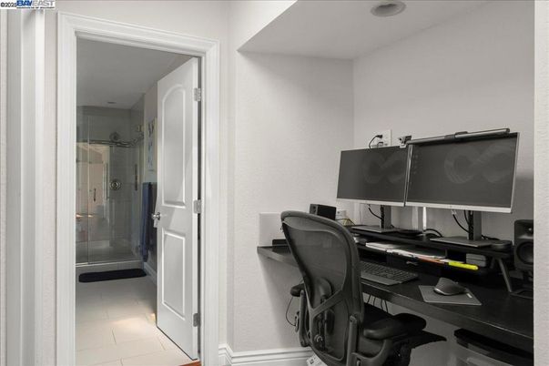 Bathroom, Glass Shower, Home Office, Interior