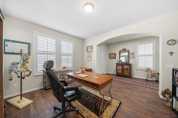 Home Office, Interior, Wood Texture Flooring