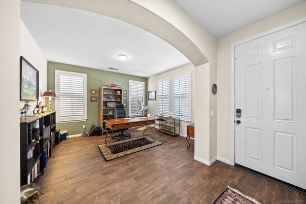 Home Office, Interior, Wood Texture Flooring