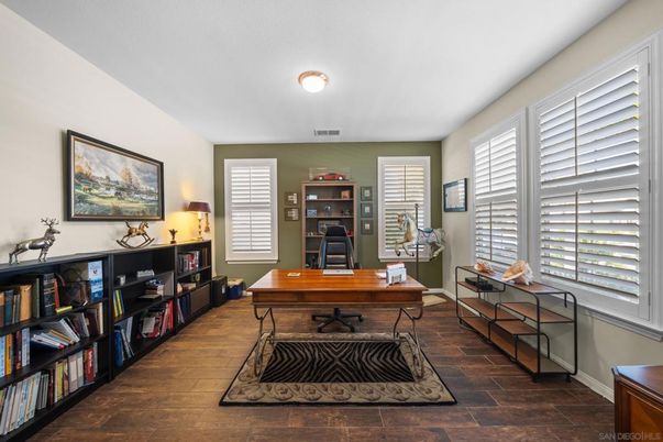Home Office, Interior, Wood Texture Flooring