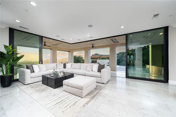 Interior, Living room, Recessed Lighting