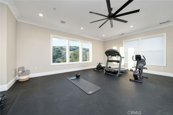 Fitness Equipment, Interior, Recessed Lighting