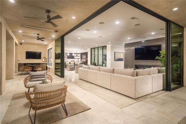 Interior, Living room, Recessed Lighting