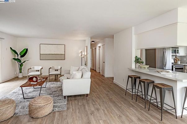 Interior, Kitchen, Living room, Wood Texture Flooring
