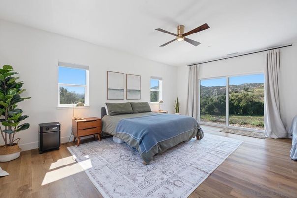 Bedroom, Interior, Wood Texture Flooring