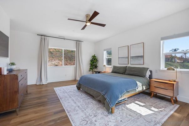 Bedroom, Interior, Wood Texture Flooring