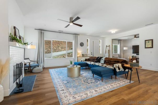 Fireplace, Interior, Wood Texture Flooring