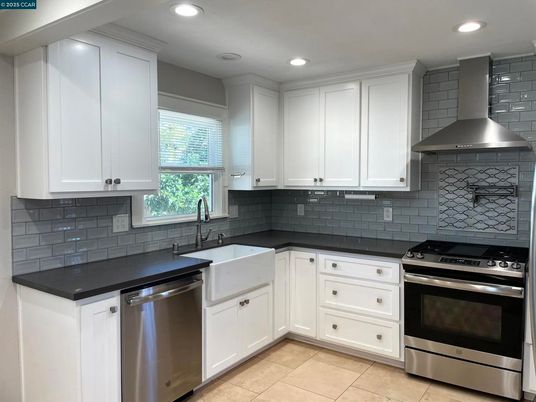 Interior, Kitchen, Recessed Lighting, Stainless Steel Appliances