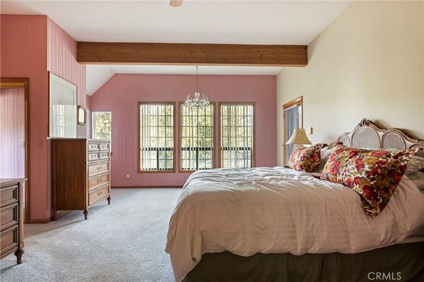 Bedroom, Interior, Wooden Beams