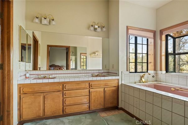Bathroom, Dual Sink Vanities, Interior, Tile Countertops