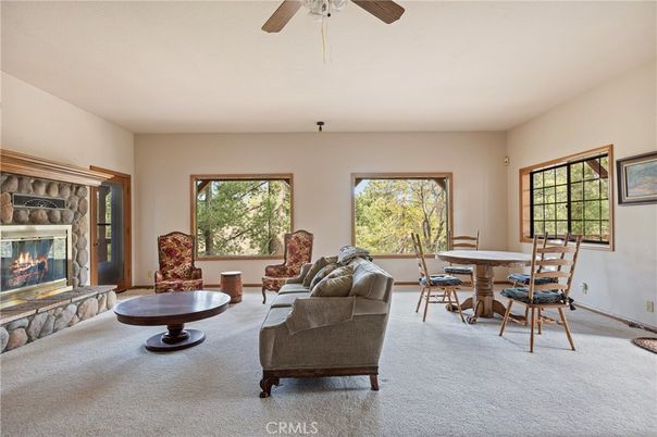 Dining room, Fireplace, Interior, Living room