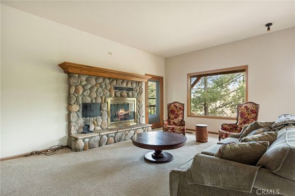 Fireplace, Interior, Living room, Stone Walls