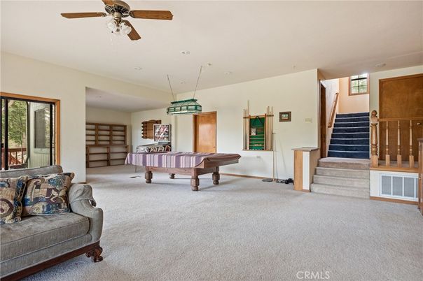 Billiard Table, Game Room, Interior, Pendant Lights