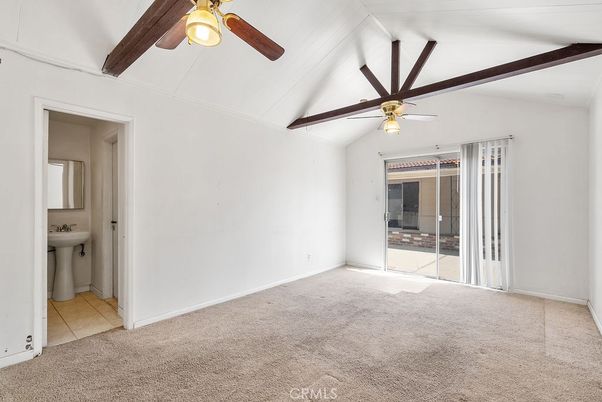 Bathroom, Empty room, Interior, Wooden Beams