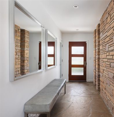 Interior, Recessed Lighting, Stone Walls