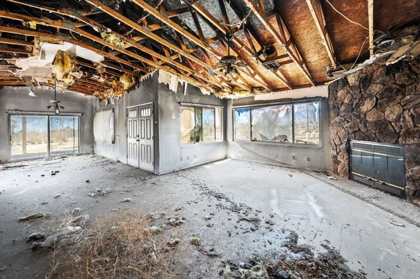 Fireplace, Interior, Stone Walls, Wooden Beams