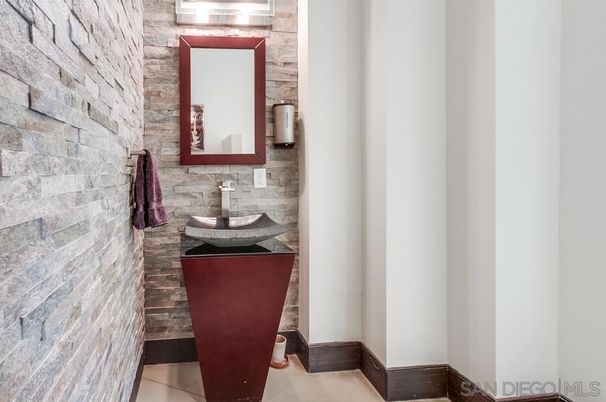 Bathroom, Free Standing Baths, Interior, Stone Walls