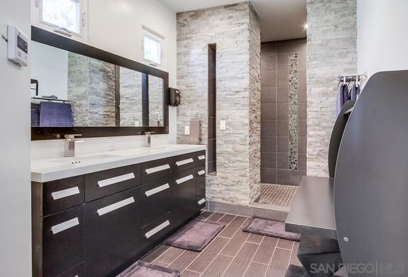 Bathroom, Interior, Recessed Lighting, Wood Texture Flooring