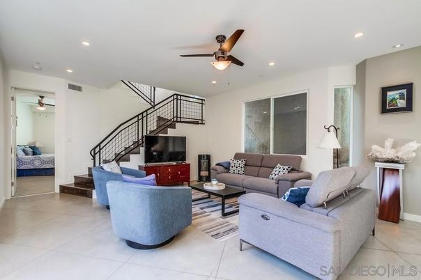 Interior, Living room, Recessed Lighting