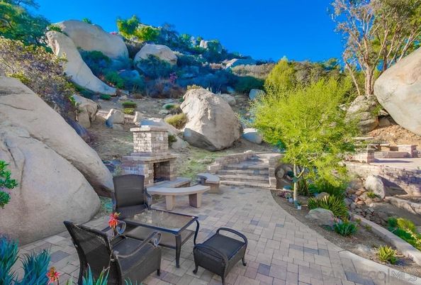 Backyard, Exterior, Fireplace