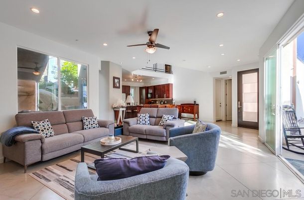 Dining room, Interior, Kitchen, Living room, Recessed Lighting