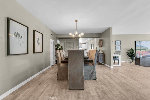 Chandelier, Dining room, Interior, Pendant Lights, Wood Texture Flooring