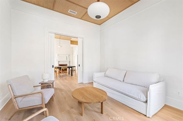 Dining room, Interior, Living room, Pendant Lights, Wooden Ceilings, Wood Texture Flooring
