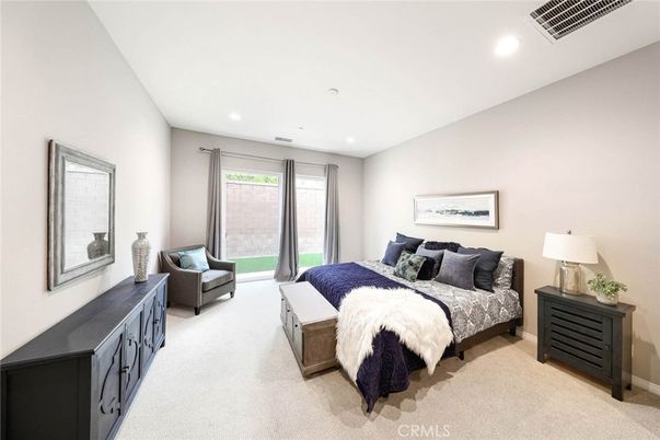 Bedroom, Interior, Recessed Lighting