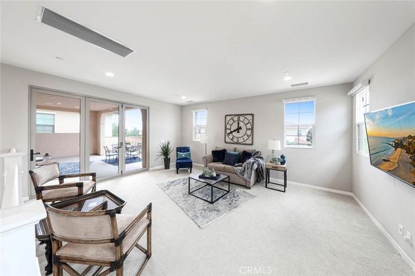 Interior, Living room, Recessed Lighting