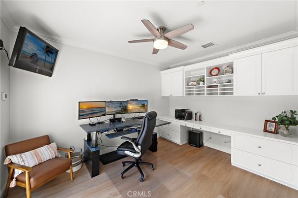 Home Office, Interior, Wood Texture Flooring