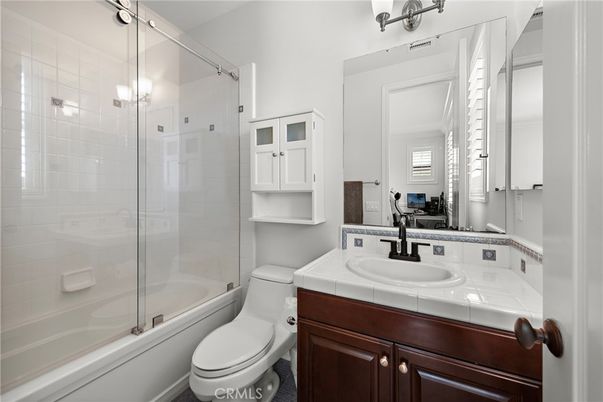 Bathroom, Glass Shower, Interior, Tile Countertops