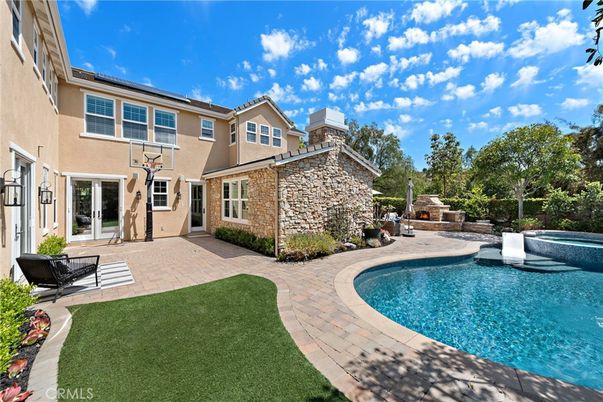 Exterior, Pool, Solar Panels