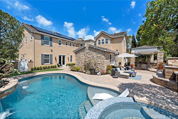 Exterior, Pool, Solar Panels