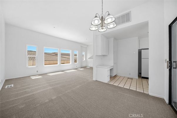 Chandelier, Empty room, Interior, Kitchen, Pendant Lights