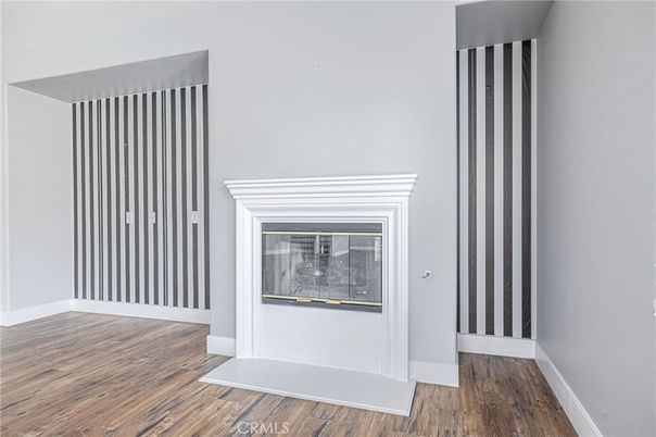 Fireplace, Interior, Wood Texture Flooring