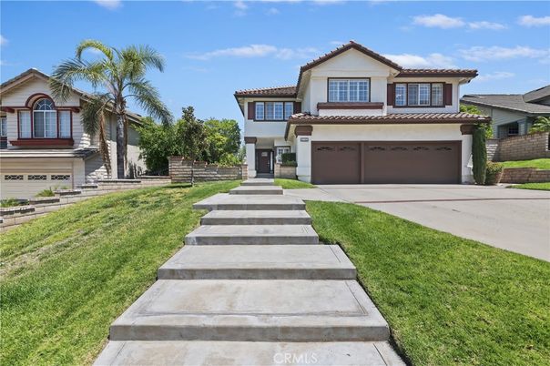 Attached, Backyard, Exterior, Facade, Mediterranean