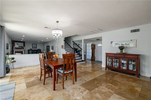 Chandelier, Dining room, Interior, Recessed Lighting