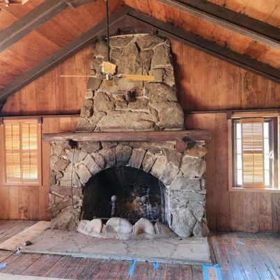 Fireplace, Interior, Stone Walls, Wooden Beams, Wooden Ceilings, Wood Texture Flooring, Wooden Walls
