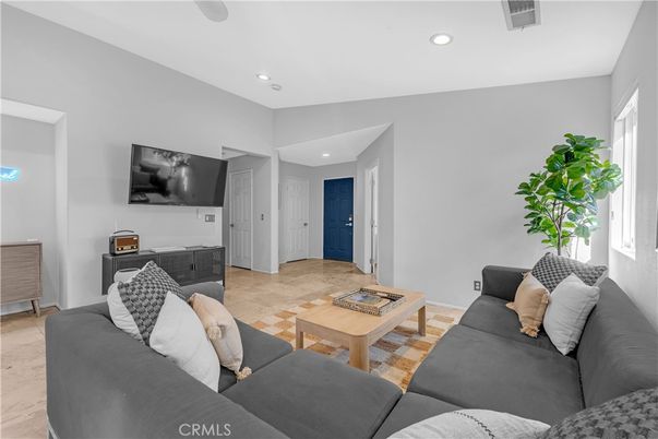 Interior, Living room, Recessed Lighting