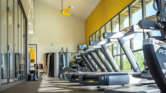 Fitness Equipment, Gym, Interior