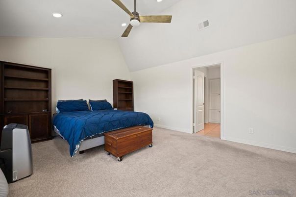 Bedroom, Interior, Recessed Lighting