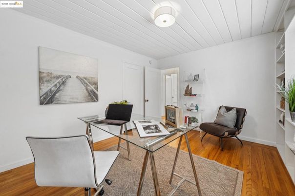 Home Office, Interior, Wood Texture Flooring