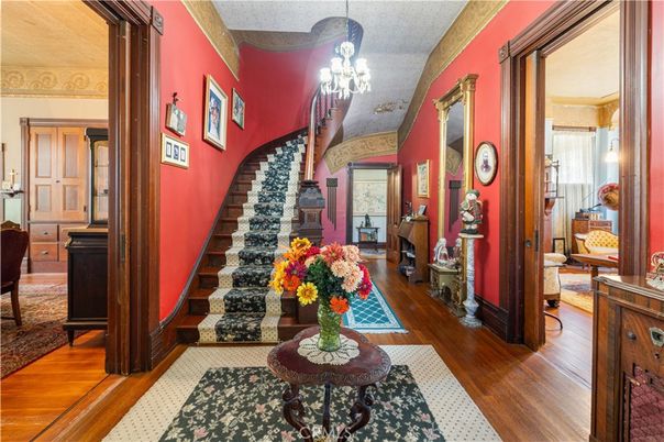 Chandelier, Interior, Wood Texture Flooring