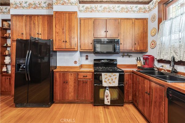 Interior, Kitchen, Wood Texture Flooring